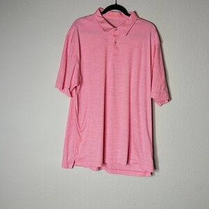 Peter Millar Crown Sport Featherweight Performance Stripe Polo Shirt size XXL
